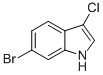 3-Chloro-6-bromo indole Structure,57916-08-2Structure