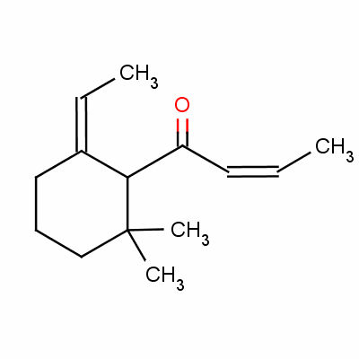 (E,z)-1-(6-ethylidene-2,2-dimethylcyclohexyl)-2-buten-1-one Structure,57935-00-9Structure