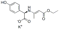 Potassium (R)-((3-ethoxy-1-methyl-3-oxoprop-1-enyl)amino)(4-hydroxyphenyl)acetate Structure,57938-86-0Structure