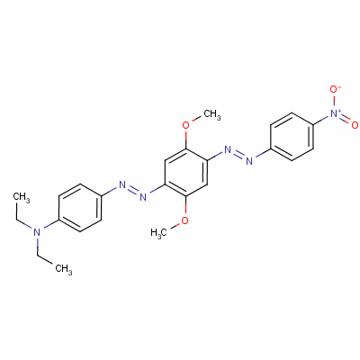 N,n-diethyl-4-[[2,5-dimethoxy-4-[(4-nitrophenyl)azo]phenyl ]azo]aniline Structure,57943-75-6Structure