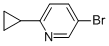 3-Bromo-6-(cyclopropyl)pyridine Structure,579475-29-9Structure