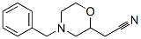 4-Benzyl-2-morpholineacetonitrile Structure,57962-45-5Structure