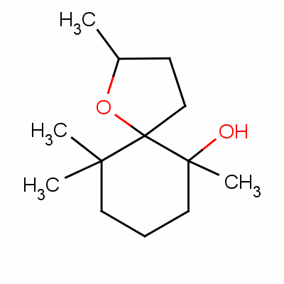 [2Alpha,5alpha(r*)]-2,6,10,10-tetramethyl-1-oxaspiro[4.5]decan-6-ol Structure,57967-68-7Structure