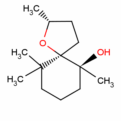 [2Alpha,5beta(s*)]-2,6,10,10-tetramethyl-1-oxaspiro[4.5]decan-6-ol Structure,57967-71-2Structure