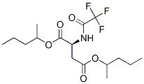 N-(trifluoroacetyl)-l-aspartic acid bis(1-methylbutyl) ester Structure,57983-44-5Structure