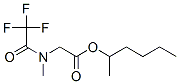 N-methyl-n-(trifluoroacetyl)glycine 1-methylpentyl ester Structure,57983-78-5Structure