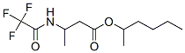 3-[(Trifluoroacetyl)amino]butanoic acid 1-methylpentyl ester Structure,57983-79-6Structure