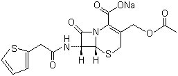 Cefalotin sodium Structure,58-71-9Structure