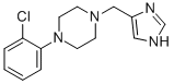 1-(2-Chlorophenyl)4(imidazol-4-ylmethyl)piperazine Structure,58013-29-9Structure