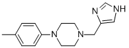 1-(1H-imidazol-4-ylmethyl)-4-p-tolyl-piperazine Structure,58013-30-2Structure