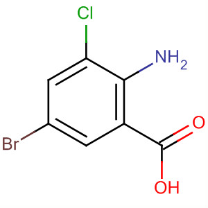 2-Amino-5-bromo-3-chlorobenzoic acid Structure,58026-21-4Structure