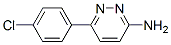 3-Amino-6-(4-chlorophenyl)pyridazine Structure,58059-47-5Structure