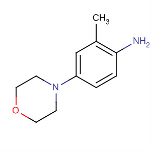 2-Methyl-4-(4-morpholinyl)aniline Structure,581-00-0Structure