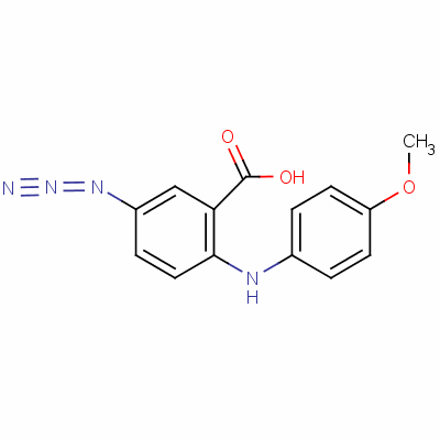 5-Azido-2-[(4-methoxyphenyl)amino]benzoic acid Structure,58101-30-7Structure