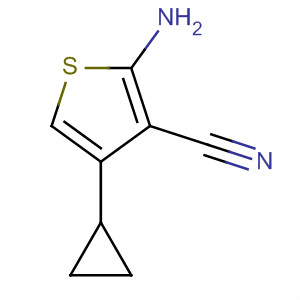 2-Amino-4-cyclopropylthiophene-3-carbonitrile Structure,58124-28-0Structure