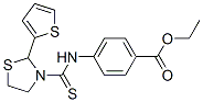 Benzoic acid,4-[[[2-(2-thienyl)-3-thiazolidinyl ]thioxomethyl ]amino]-,ethyl ester (9ci) Structure,581781-20-6Structure