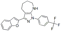 Pyrazolo[3,4-b]azepine,3-(2-benzofuranyl)-1,4,5,6,7,8-hexahydro-1-[4-(trifluoromethyl)phenyl ]-(9ci) Structure,582291-26-7Structure