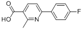 6-(4-Fluoro-phenyl)-2-methyl-nicotinic acid Structure,582325-06-2Structure