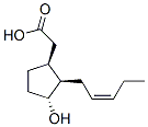 3-Alpha-hydroxy-2beta-(2z-pentenyl)-cyclopentane-1beta-acetic acid Structure,58240-50-9Structure