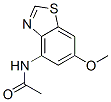 Acetamide,n-(6-methoxy-4-benzothiazolyl)-(9ci) Structure,58249-71-1Structure