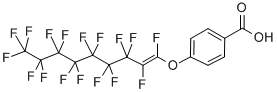 4-[(Heptadecafluorononenyl)oxy]-benzoic acid Structure,58253-65-9Structure