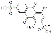 1-Amino-4-bromo-9,10-dioxo-9,10-dihydroanthracene-2,7-disulfonic acid Structure,58294-41-0Structure