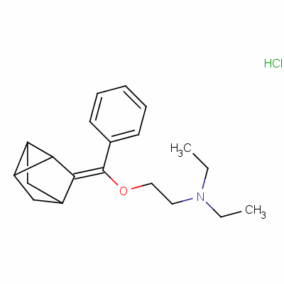 Diethyl [2-(phenyltricyclo[2.2.1.02,6]heptylidenemethoxy)ethyl ]ammonium chloride Structure,58313-75-0Structure