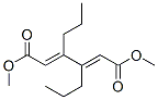 (2E,4e)-3,4-dipropyl-2,4-hexadienedioic acid dimethyl ester Structure,58367-40-1Structure