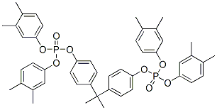 2,2-Bis[4-[bis(3,4-dimethylphenoxy)phosphinyloxy]phenyl ]propane Structure,58377-69-8Structure