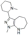 Pyrazolo[3,4-b]azepine,1,4,5,6,7,8-hexahydro-1-methyl-3-(1-methyl-2-piperidinyl)-(9ci) Structure,583810-76-8Structure