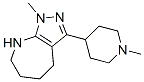 Pyrazolo[3,4-b]azepine,1,4,5,6,7,8-hexahydro-1-methyl-3-(1-methyl-4-piperidinyl)-(9ci) Structure,583811-38-5Structure