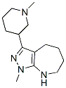 Pyrazolo[3,4-b]azepine,1,4,5,6,7,8-hexahydro-1-methyl-3-(1-methyl-3-piperidinyl)-(9ci) Structure,583811-42-1Structure