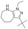 Pyrazolo[3,4-b]azepine,3-(1,1-dimethylethyl)-1-ethyl-1,4,5,6,7,8-hexahydro-(9ci) Structure,583811-64-7Structure