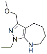 Pyrazolo[3,4-b]azepine,1-ethyl-1,4,5,6,7,8-hexahydro-3-(methoxymethyl)-(9ci) Structure,583811-73-8Structure