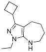 Pyrazolo[3,4-b]azepine,3-cyclobutyl-1-ethyl-1,4,5,6,7,8-hexahydro-(9ci) Structure,583812-38-8Structure