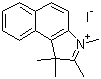 1,1,2,3-Tetramethyl-1h-benz[e]indolium iodide Structure,58464-25-8Structure