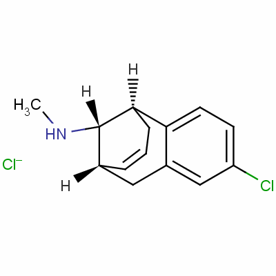 (5Alpha,9alpha,11s*)-[2-chloro-5,6,9,10-tetrahydro-5,9-methanobenzocycloocten-11-yl ]methylammonium chloride Structure,58501-36-3Structure