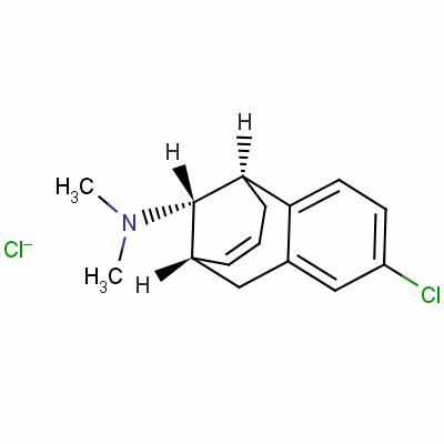 (5Alpha,9alpha,11s*)-[2-chloro-5,6,9,10-tetrahydro-5,9-methanobenzocycloocten-11-yl ]dimethylammonium chloride Structure,58501-37-4Structure