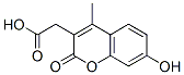 7-Hydroxy-4-methyl-3-coumarinylacetic acid Structure,5852-10-8Structure