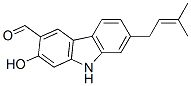 2-Hydroxy-7-(3-methyl-2-butenyl)-9h-carbazole-3-carbaldehyde Structure,58523-27-6Structure