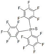 Tris(pentafluorophenyl)phosphine sulfide Structure,5853-63-4Structure