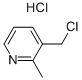 3-(Chloromethyl)-2-methyl pyridine hcl Structure,58539-77-8Structure