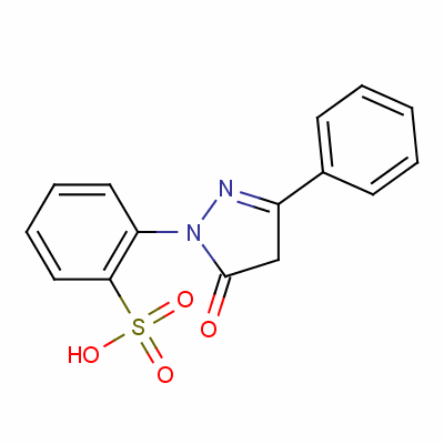 2-(4,5-Dihydro-5-oxo-3-phenyl-1h-pyrazol-1-yl)benzenesulphonic acid Structure,5855-68-5Structure