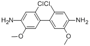 2,2-Dichloro-5,5-dimethoxybenzidine Structure,5855-70-9Structure