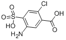 5-Amino-2-Chloro-4-Sulfobenzoic Acid Structure,5855-78-7Structure