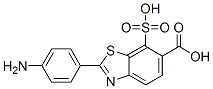 2-(4-Aminophenyl)-7-sulfobenzo[d]thiazole-6-carboxylicacid Structure,5855-95-8Structure