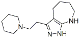 Pyrazolo[3,4-b]azepine,1,4,5,6,7,8-hexahydro-3-[2-(1-piperidinyl)ethyl ]-(9ci) Structure,585518-82-7Structure