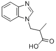 3-Benzoimidazol-1-yl-2-methyl-propionic acid Structure,58555-21-8Structure