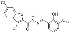 Benzo[b]thiophene-2-carboxylic acid,3,6-dichloro-,[(2-hydroxy-3-methoxyphenyl)methylene]hydrazide (9ci) Structure,585550-85-2Structure