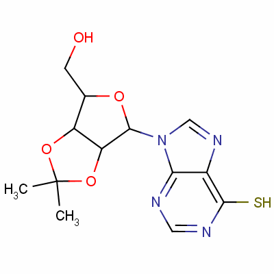 2’,3’-O-isopropylidene-6-thioinosine Structure,5856-48-4Structure